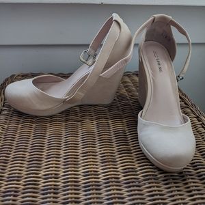 Size 7.5 Call It Spring Beige Wedges